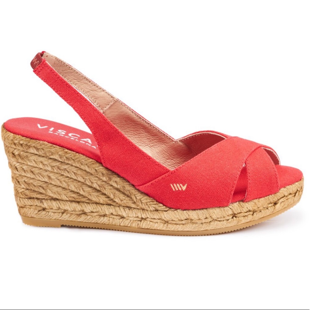 Viscata - Calella Canvas Wedges